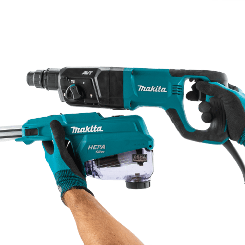1" SDS‑PLUS AVT D‑Handle Rotary Hammer with HEPA Dust Extractor Alt 9 - Image