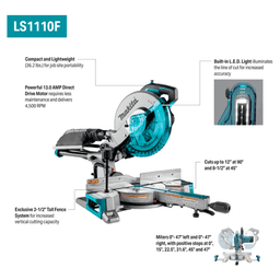 10" Slide Compound Miter Saw Alt 21 - Image