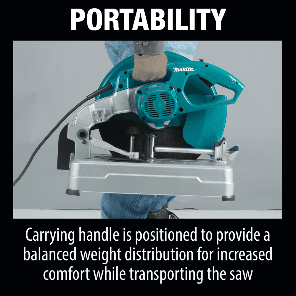 14" Cut-Off Saw/Angle Grinder with 4-1/2" Paddle Switch Alt 11 - Image