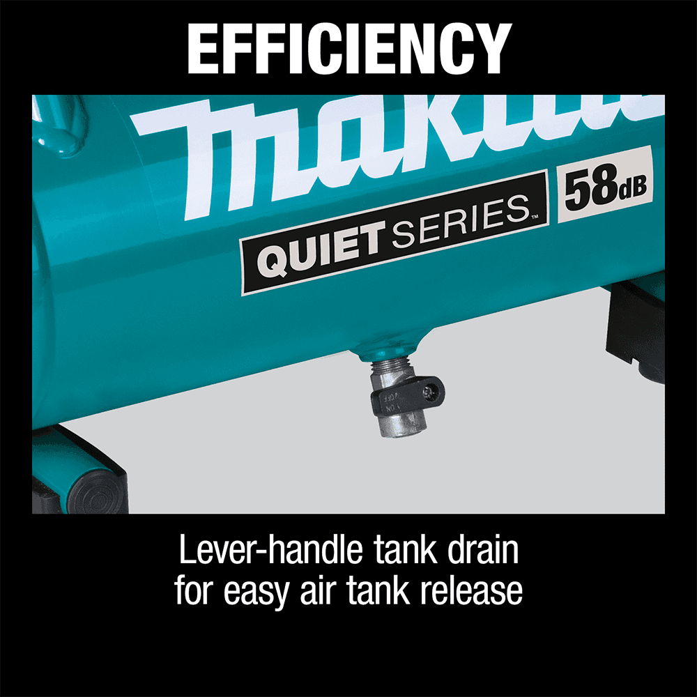 Quiet 1/2 HP Compact Oil-Free Electric Air Compressor Alt 4 - Image
