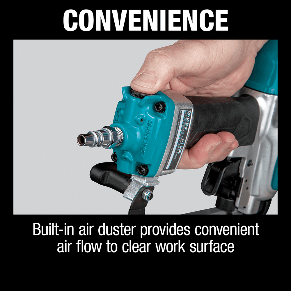 Quiet Series 1/2 HP x 1 Gallon Compact/Oil-Free/Electric Air Compressor/18 Gauge Brad Nailer Combo Kit Alt 11 - Image