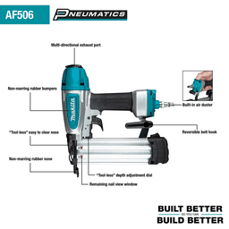 Quiet Series 1/2 HP x 1 Gallon Compact/Oil-Free/Electric Air Compressor/18 Gauge Brad Nailer Combo Kit Alt 19 - Image