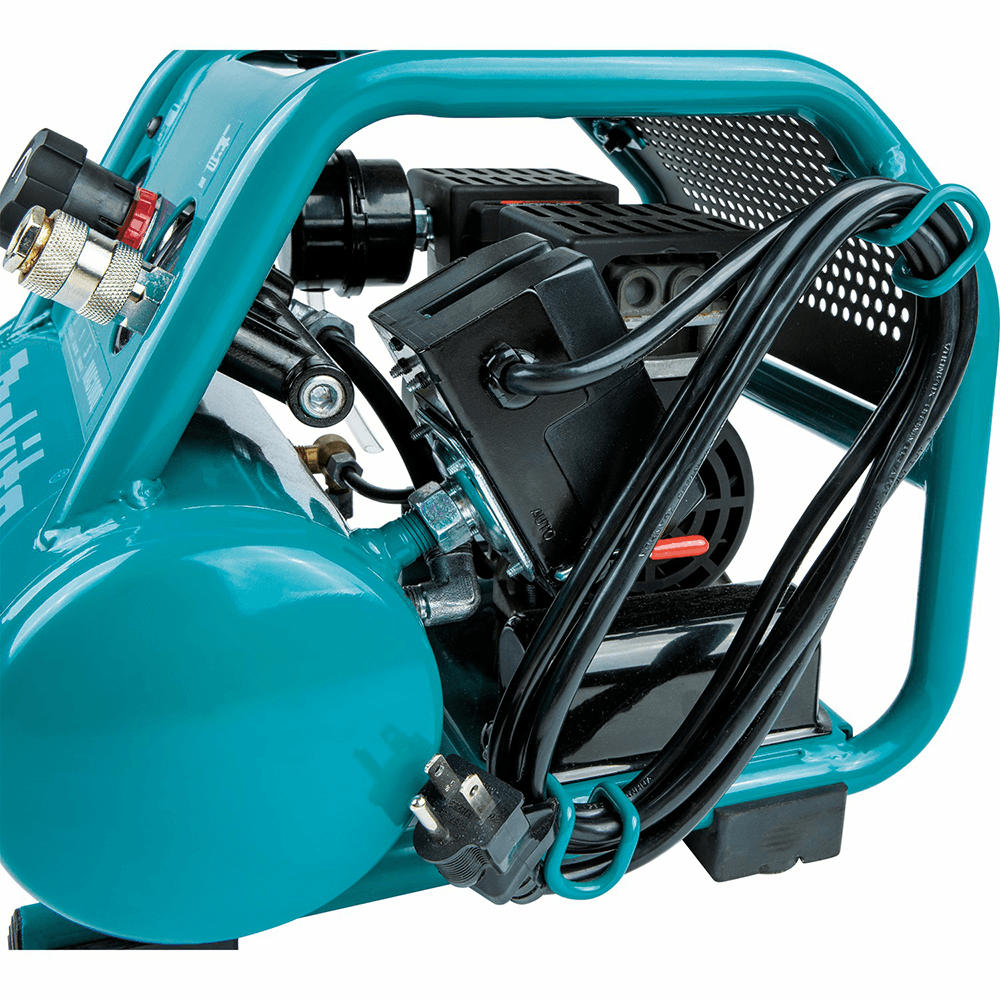 Quiet Series 1/2 HP x 1 Gallon Compact/Oil-Free/Electric Air Compressor/18 Gauge Brad Nailer Combo Kit Alt 7 - Image