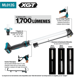40V Max XGT Cordless L.E.D. Underhood Work Light, Light Only Alt 2 - Image
