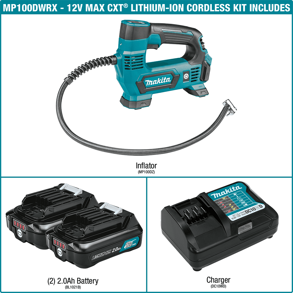 12V Max CXT Lithium-Ion Cordless Inflator Kit (2.0Ah) Alt 7 - Image