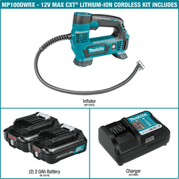 12V Max CXT Lithium-Ion Cordless Inflator Kit (2.0Ah) Alt 7 - Image