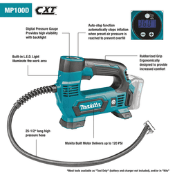 12V Max CXT Lithium-Ion Cordless Inflator Tool Only Alt 1 - Image