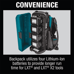 ConnectX/LX/LXT X2/XGT Portable Backpack Power Supply with 6 Batteries (6.0Ah) Alt 19 - Image