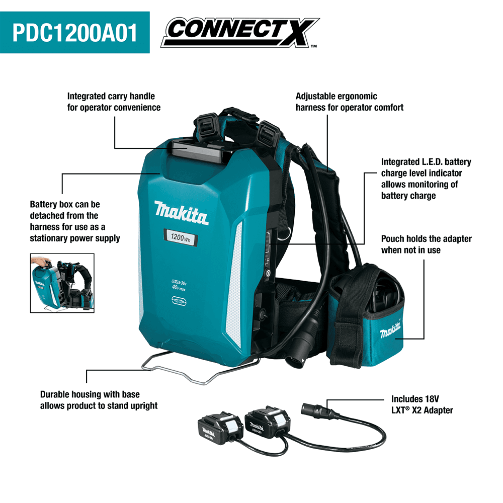 40V max Connectx Portable Backpack Power Supply Alt 9 - Image