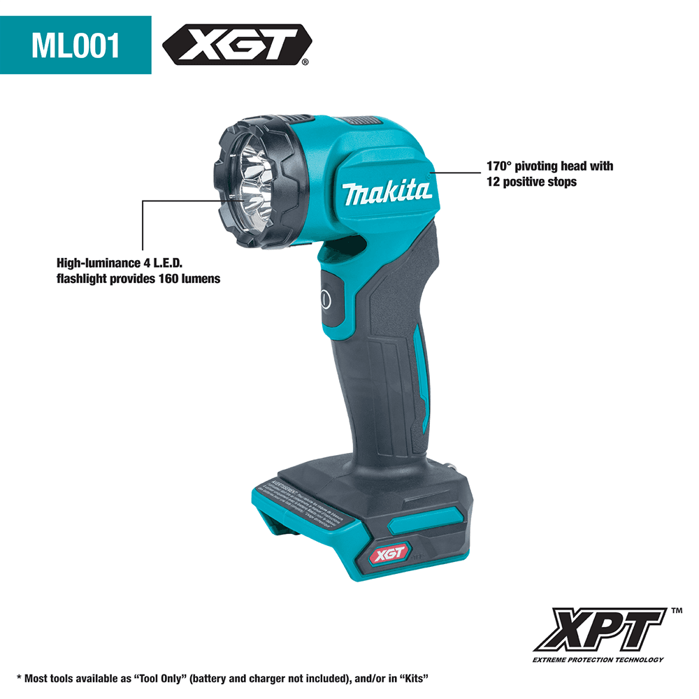 GT401M1D1 40V max XGT Brushless Cordless 4-Piece Combo Kit (2.5Ah/4.0Ah) Alt 8 - Image