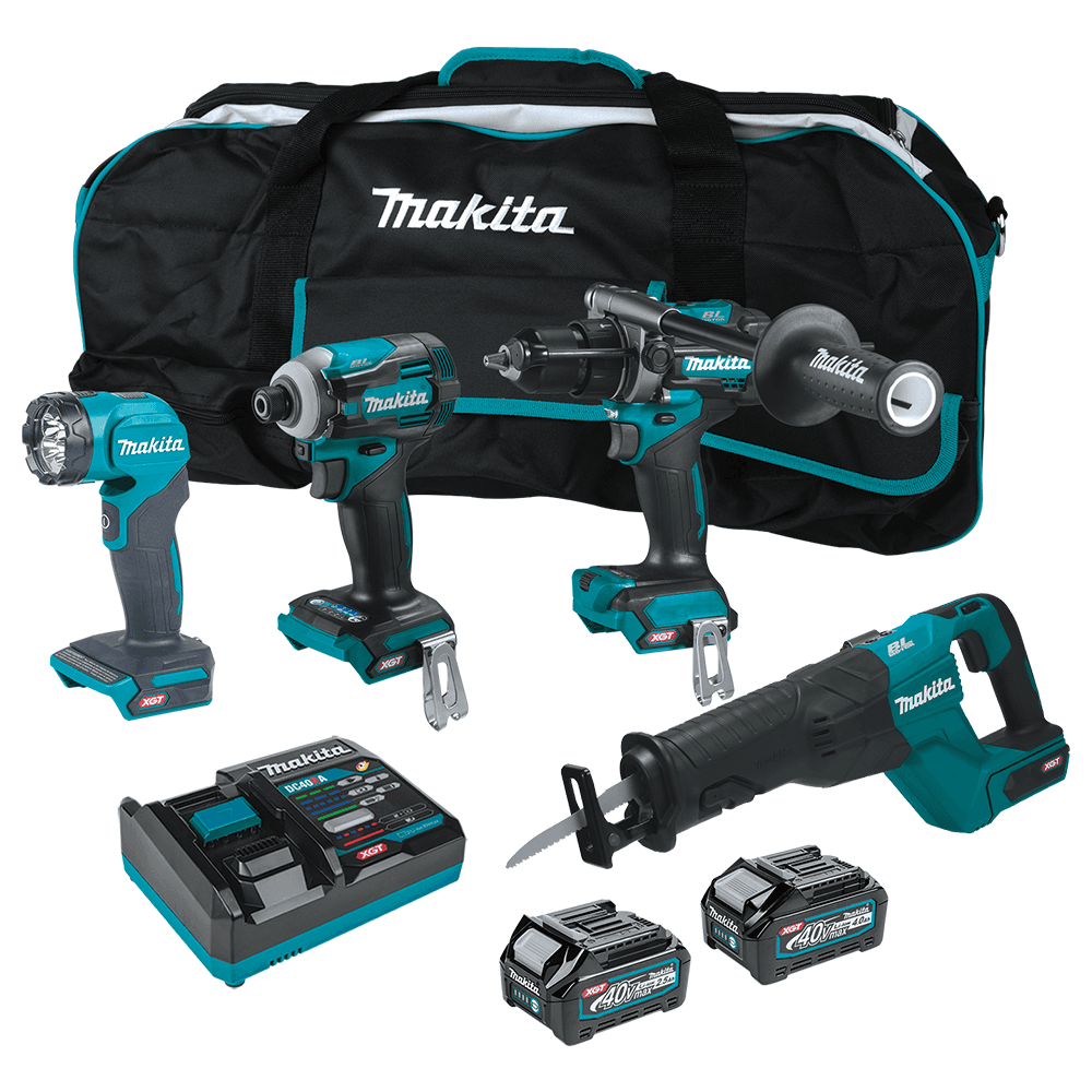 GT401M1D1 40V max XGT Brushless Cordless 4-Piece Combo Kit (2.5Ah/4.0Ah) Main - Image