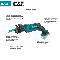12 V max CXT Lithium-Ion Cordless Recipro Saw Kit (2.0 Ah) Alt 6 - Image