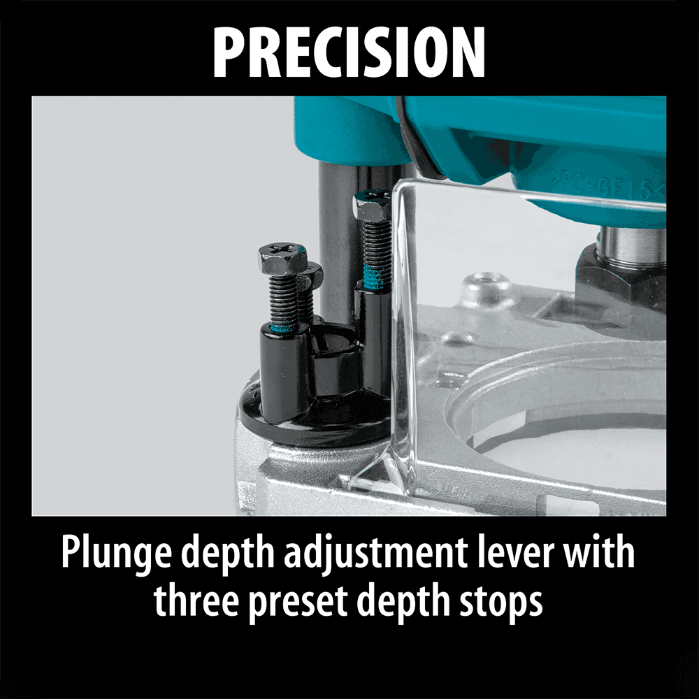 1-1/4 HP Plunge Router Alt 10 - Image