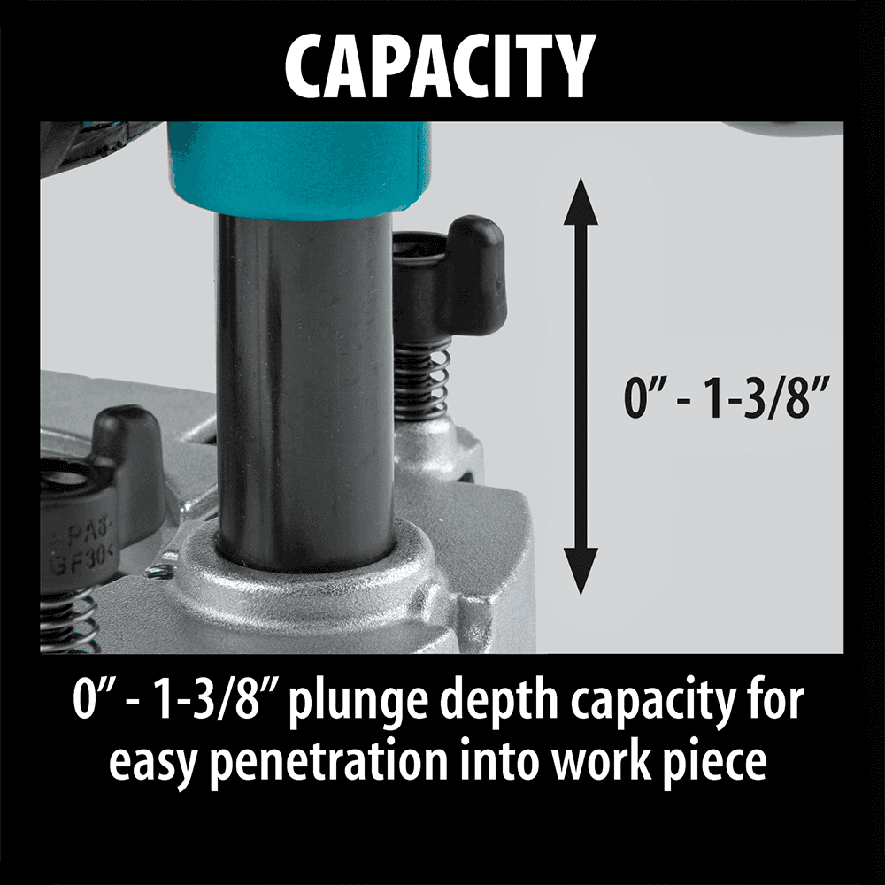 1-1/4 HP Plunge Router Alt 7 - Image