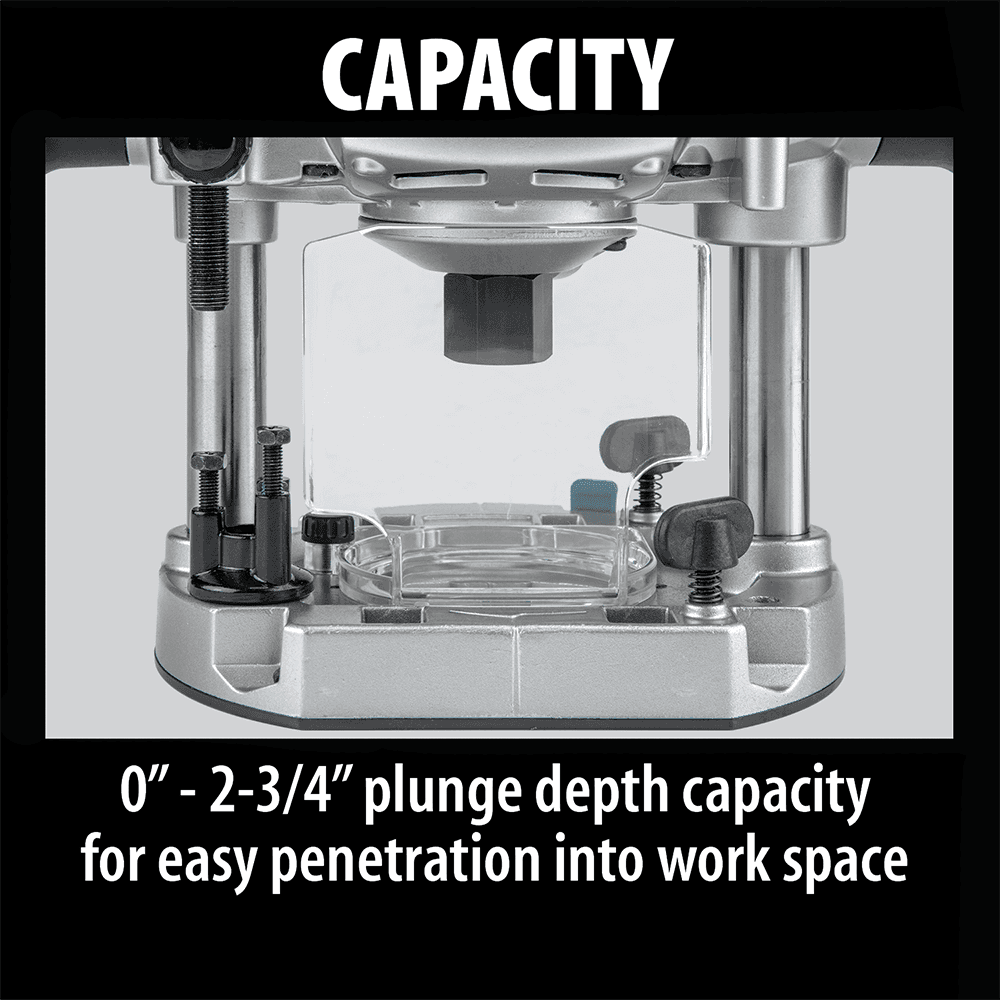 3-1/4 HP Plunge Router with Variable Speed Alt 4 - Image