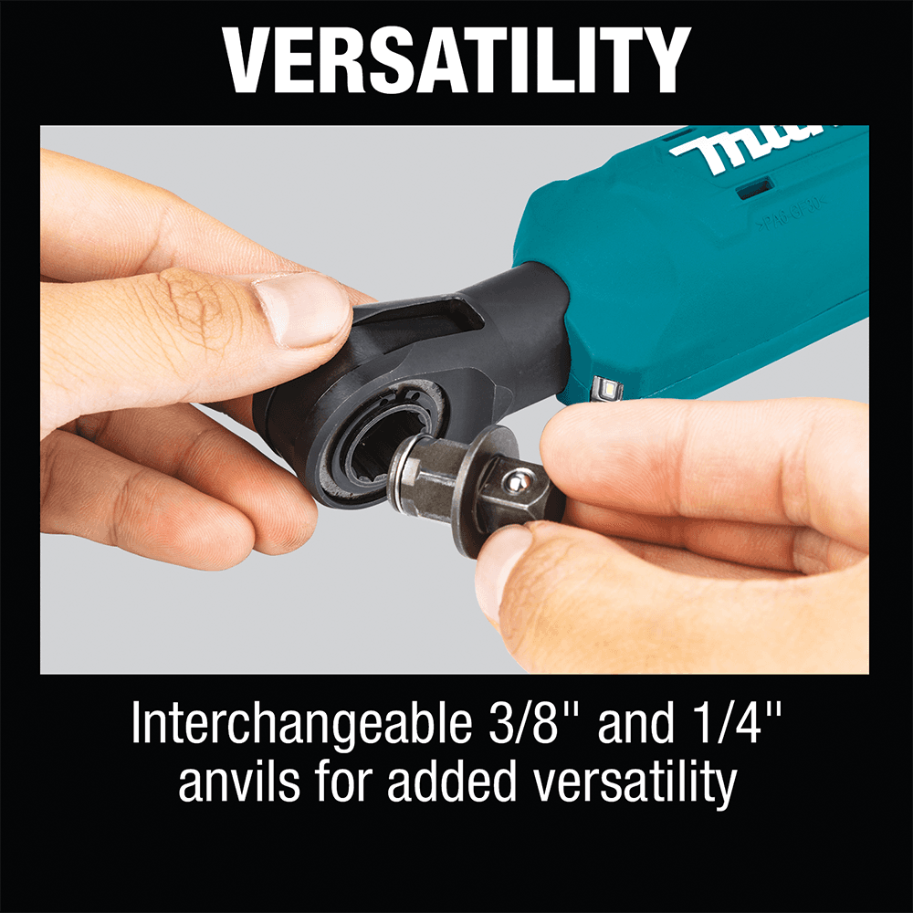 12 V Max CXT Lithium-Ion Cordless 3/8", 1/4" Square Drive Ratchet Tool Only Alt 11 - Image