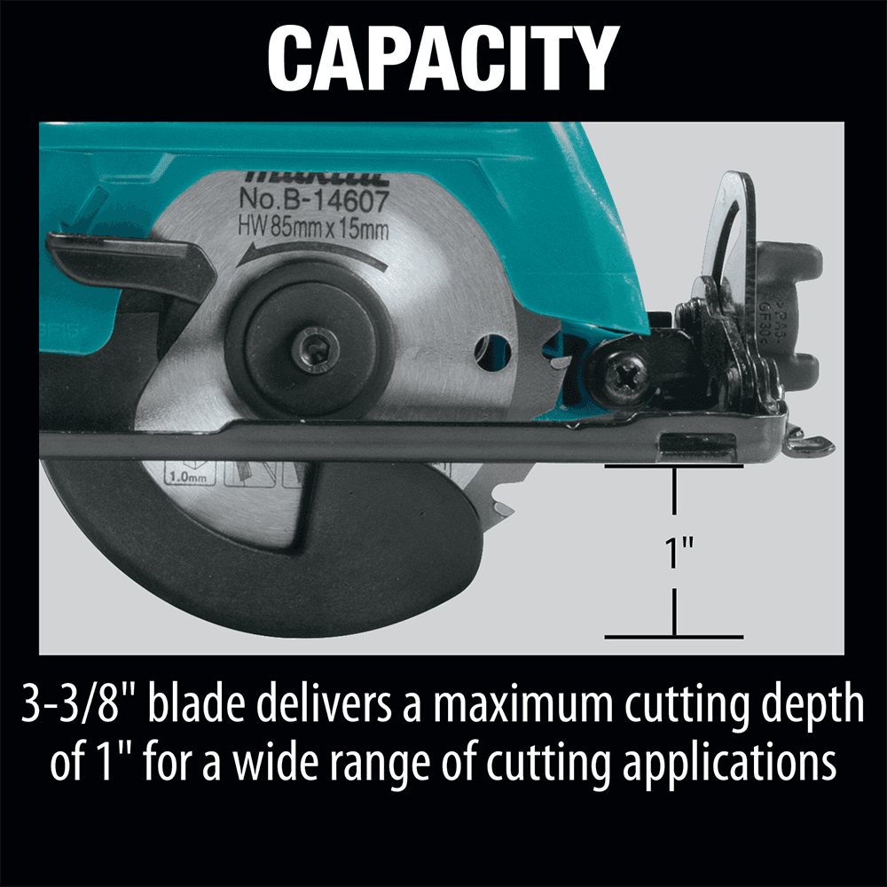 12 V max CXT Lithium-Ion Cordless 3-3/8" Circular Saw Kit (2.0 Ah) Alt 6 - Image