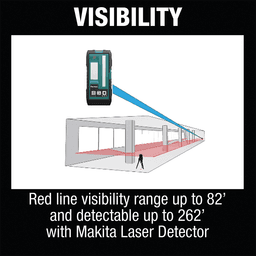 12 V Max CXT Lithium-Ion Cordless Self-Leveling Cross-Line Red Beam Laser Tool Only Alt 16 - Image