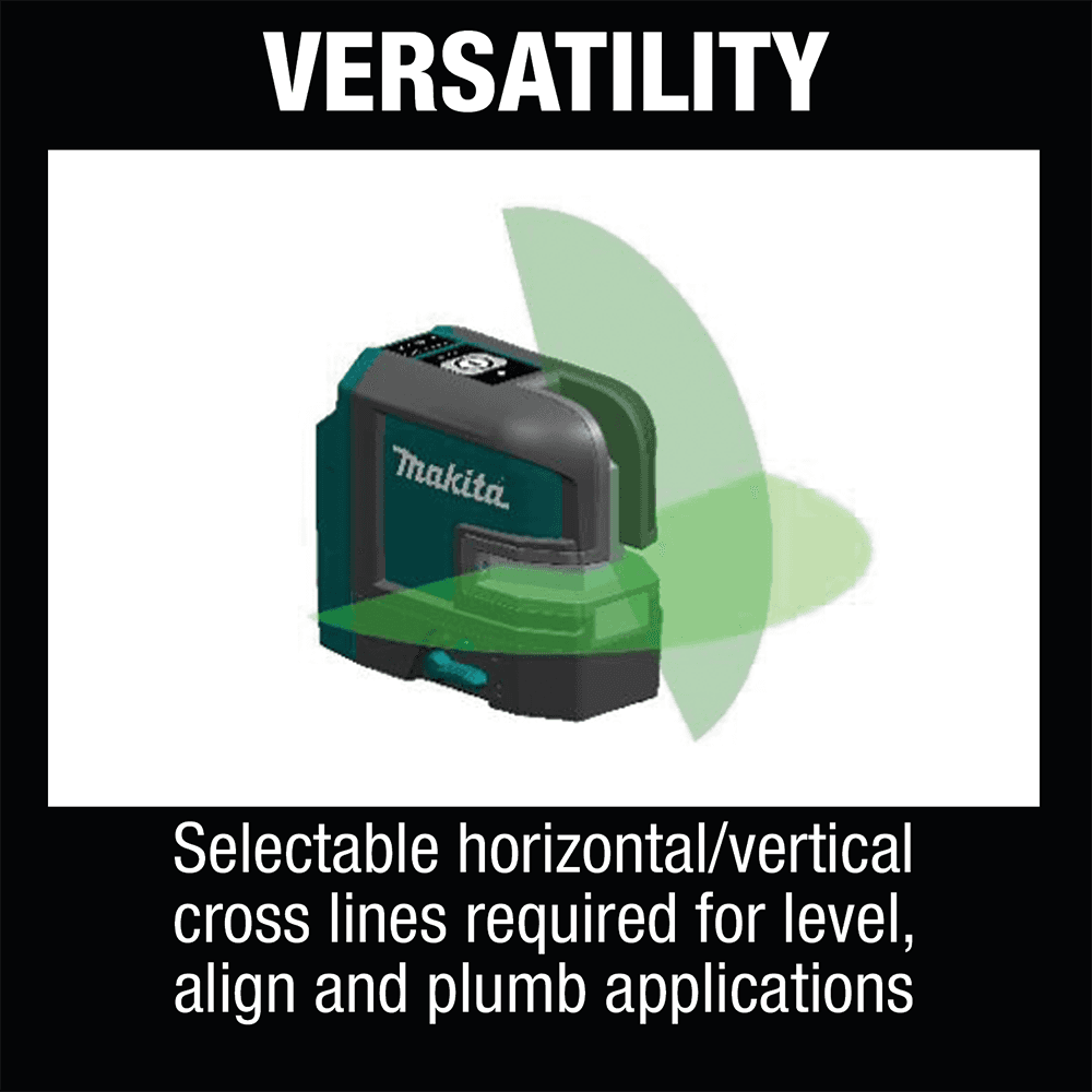12 V Max CXT Lithium-Ion Cordless Self-Leveling Cross-Line Green Beam Laser Tool Only Alt 16 - Image
