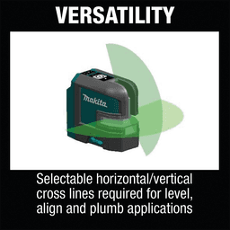 12 V Max CXT Lithium-Ion Cordless Self-Leveling Cross-Line Green Beam Laser Tool Only Alt 16 - Image