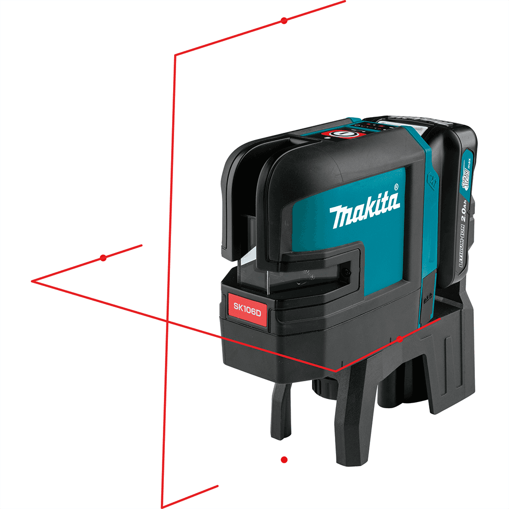 12 V max CXT Lithium-Ion Cordless Self-Leveling Cross-Line/4-Point Red Beam Laser Kit (2.0Ah) Alt 16 - Image