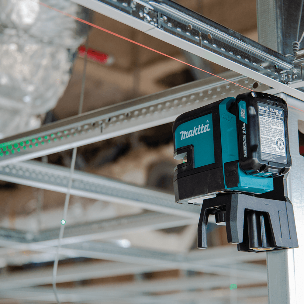 12 V max CXT Lithium-Ion Cordless Self-Leveling Cross-Line/4-Point Green Beam Laser Kit (2.0Ah) Alt 11 - Image