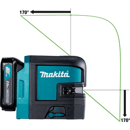 12 V max CXT Lithium-Ion Cordless Self-Leveling Cross-Line/4-Point Green Beam Laser Kit (2.0Ah) Alt 20 - Image