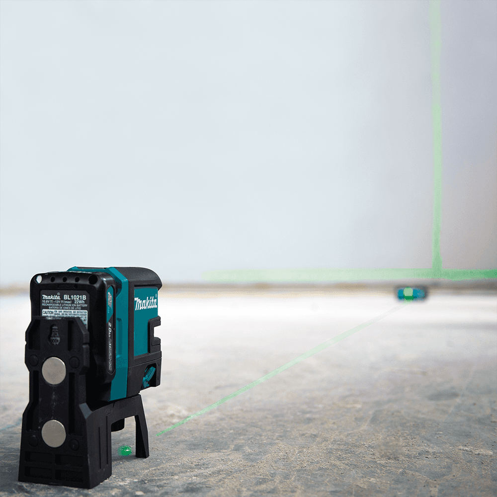 12 V max CXT Lithium-Ion Cordless Self-Leveling Cross-Line/4-Point Green Beam Laser Kit (2.0Ah) Alt 7 - Image