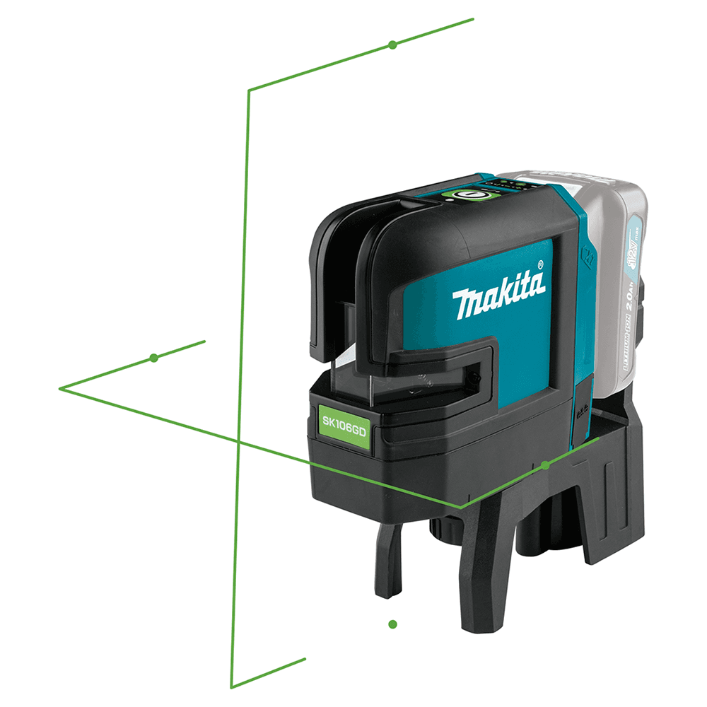 12 V max CXT Lithium-Ion Cordless Self-Leveling Cross-Line/4-Point Green Beam Laser Tool Only Alt 15 - Image
