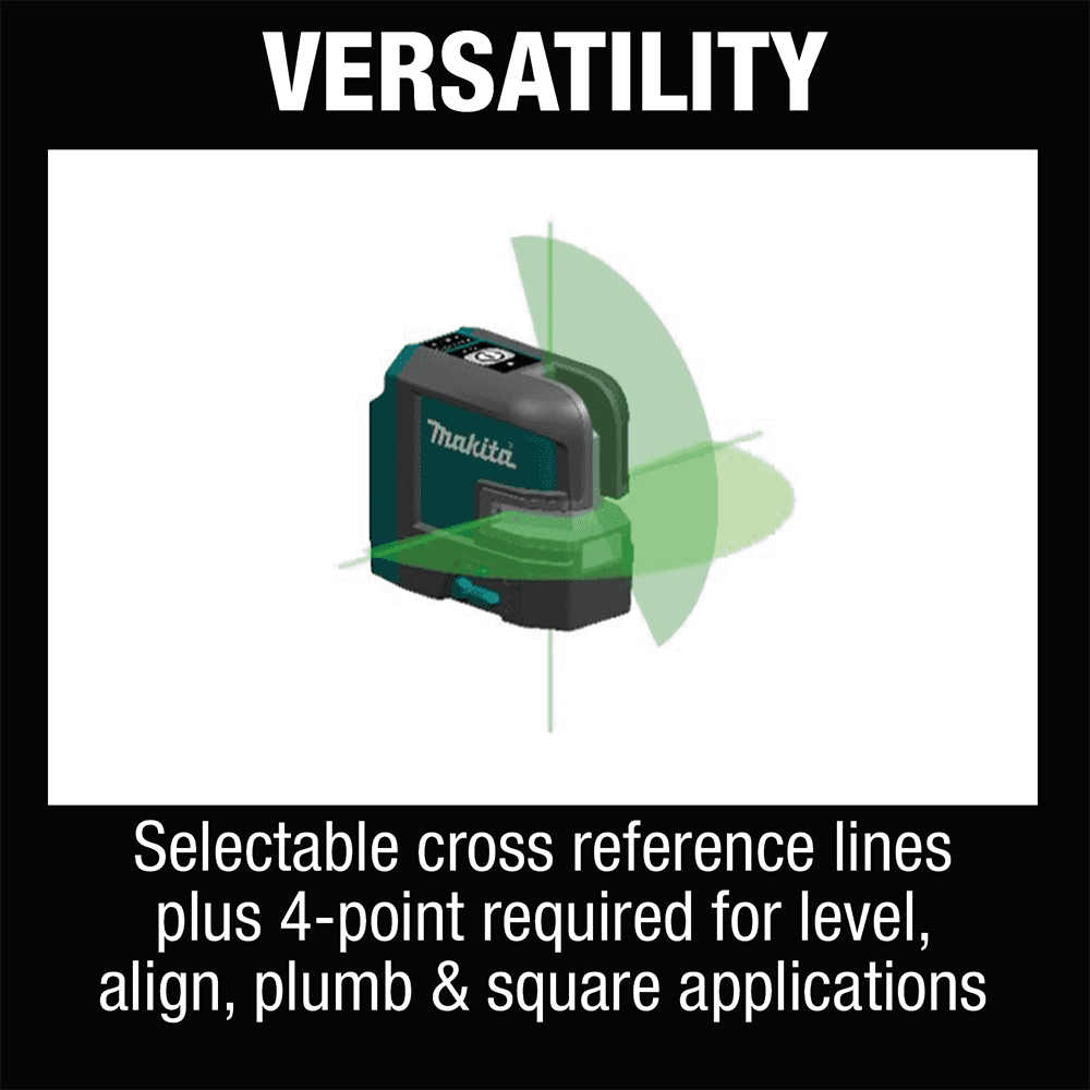 12 V max CXT Lithium-Ion Cordless Self-Leveling Cross-Line/4-Point Green Beam Laser Tool Only Alt 17 - Image