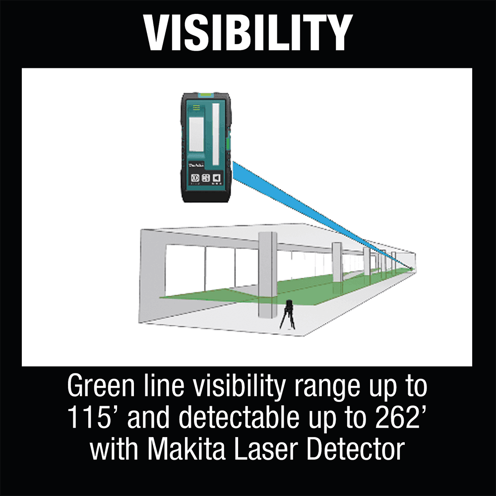 12 V max CXT Lithium-Ion Cordless Self-Leveling Cross-Line/4-Point Green Beam Laser Tool Only Alt 18 - Image