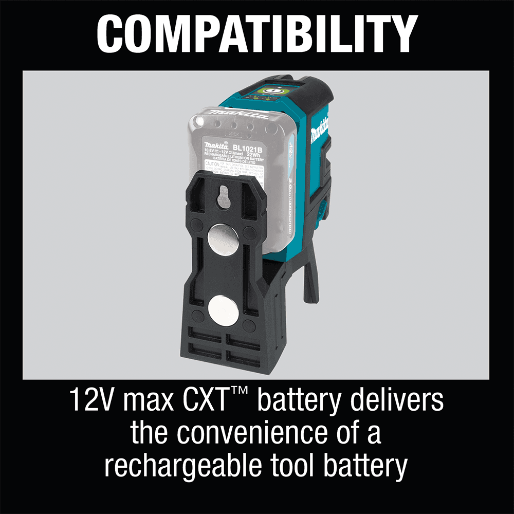 12 V max CXT Lithium-Ion Cordless Self-Leveling Cross-Line/4-Point Green Beam Laser Tool Only Alt 19 - Image