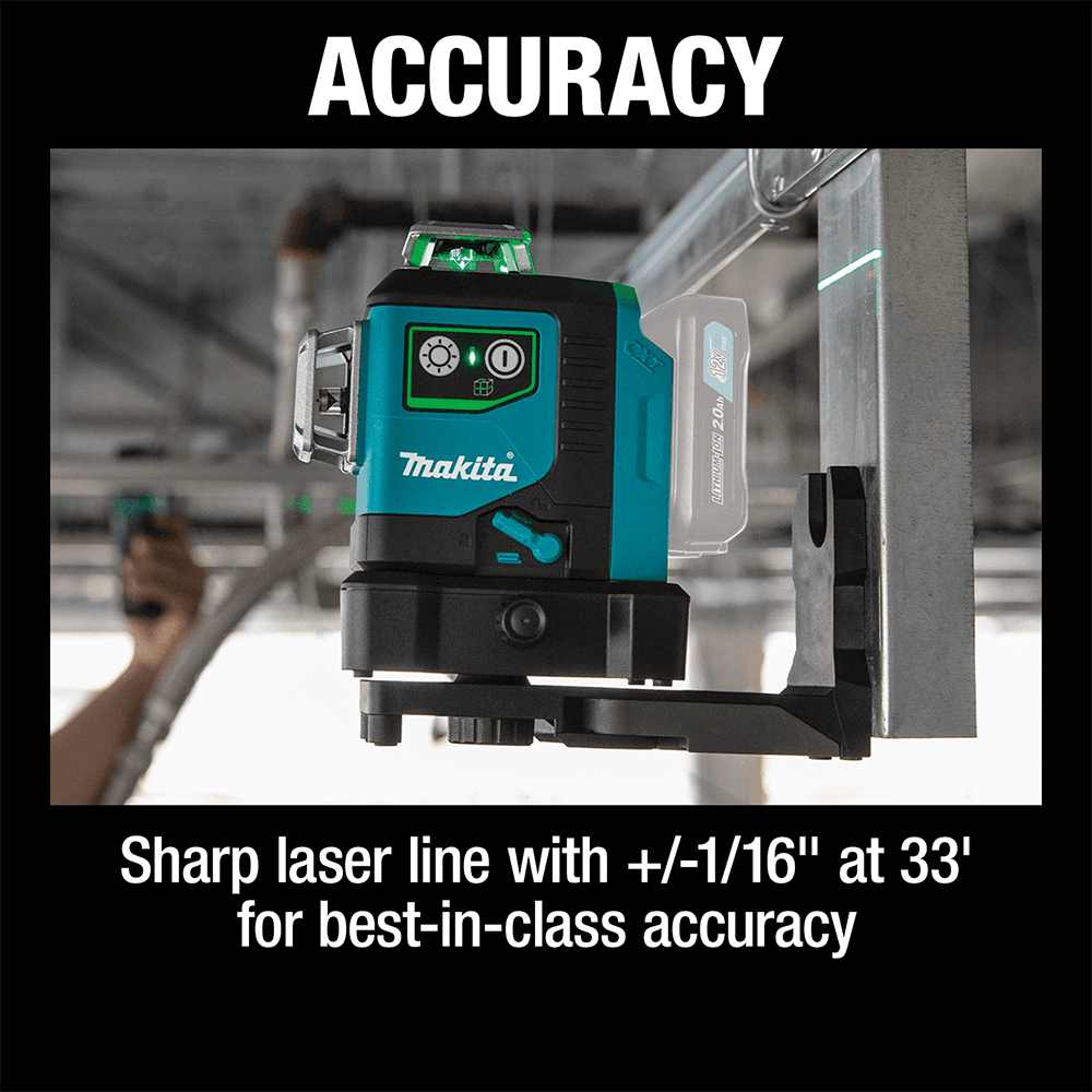 12 V max CXT Lithium-Ion Cordless Self-Leveling 360° 3-Plane Green Laser Tool Only Alt 24 - Image