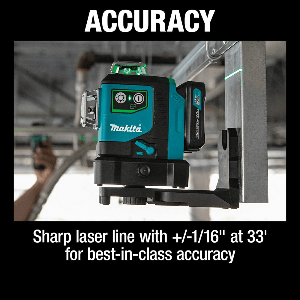 12V Max CXT Lithium-Ion Cordless Self-Leveling 360° 3-Plane Green Laser Kit (2.0Ah) Alt 6 - Image