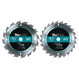6-1/2" 2-Piece Ultra-Thin Kerf Circular Saw Blade Set Main - Image