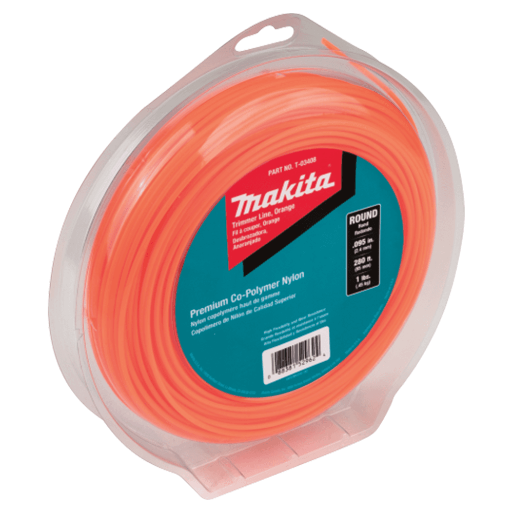 280' x 0.095" Round Trimmer Line, Orange Alt 1 - Image