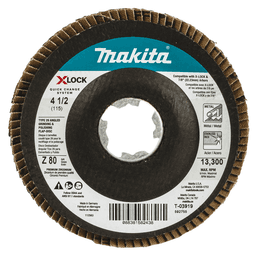 4-1/2" 80 Grit Grinding/Polishing Flap Disc Main - Image