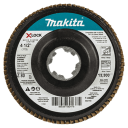 4-1/2" 80 Grit Blending/Polishing Flap Disc Main - Image