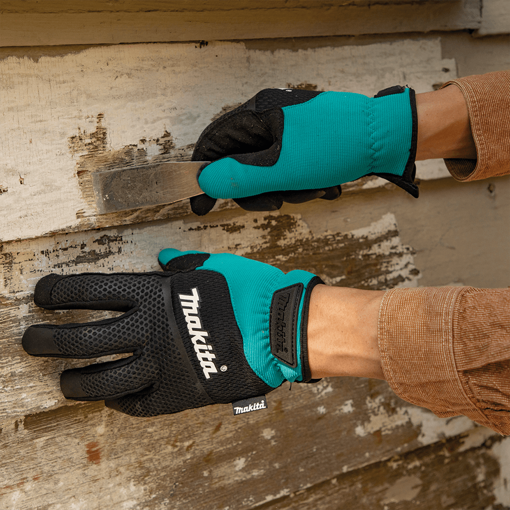 Extra-Large Open Cuff Flexible Protection Utility Work Gloves Alt 2 - Image