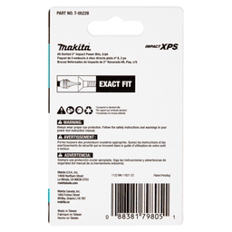 #8 x 2" Impact XPS Slotted Power Bit, 5/Pack Alt 2 - Image