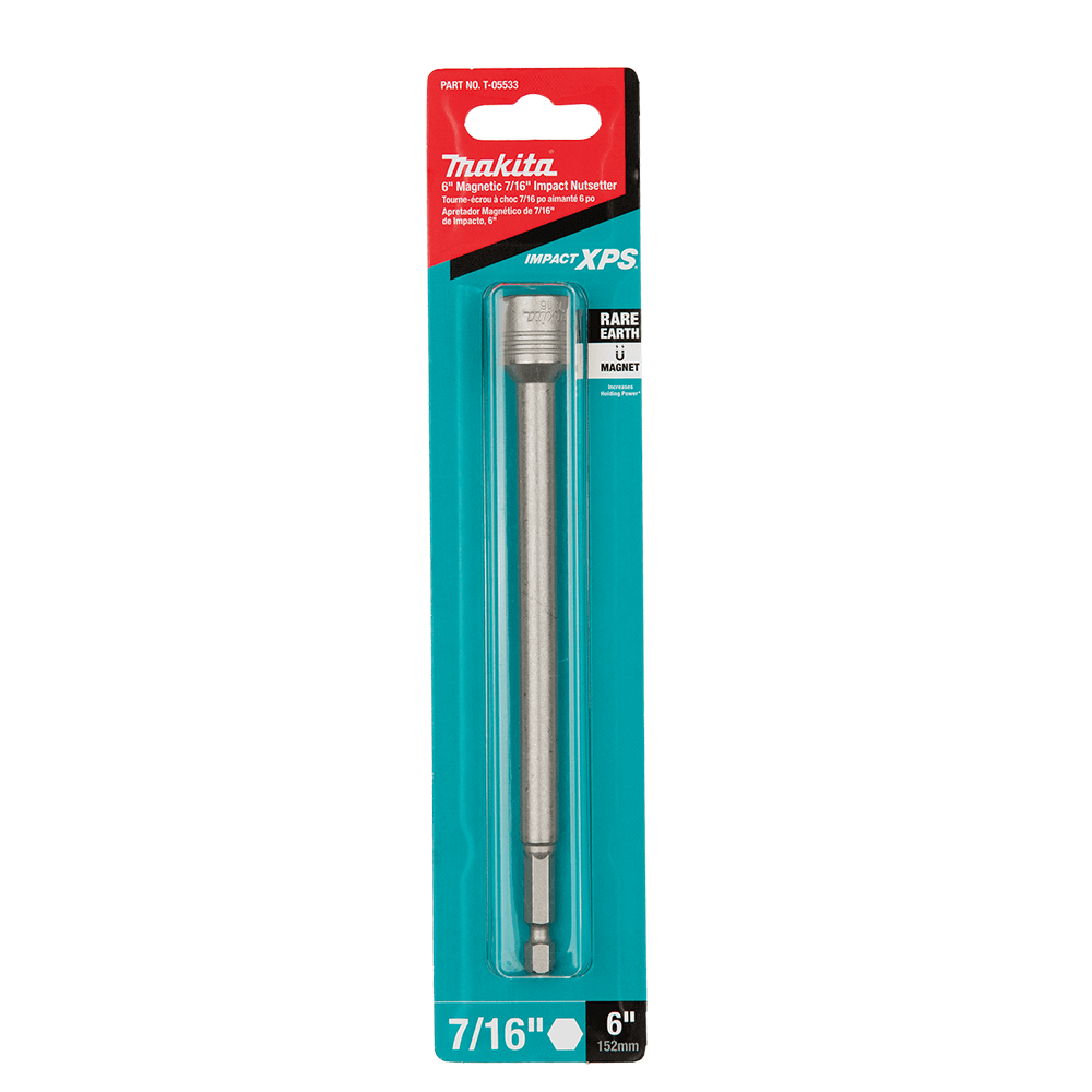 7/16" x 6" Impact XPS Magnetic Nutsetter, 1/4" Shank Alt 1 - Image