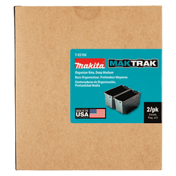 MAKTRAK Organizer Bin Set, Deep Medium (2/Pack) Alt 1 - Image