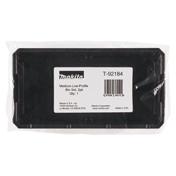 MAKTRAK Organizer Bin Set, Low‑Profile Medium (2/Pack) Alt 2 - Image