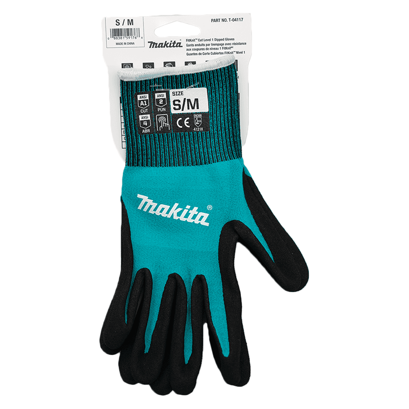 Large/Extra?Large FitKnit Cut Level 1 Nitrile Coated Dipped Gloves - Alt Image 4