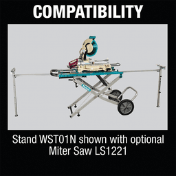 Large Rising Base Miter Saw Stand Alt 10 - Image