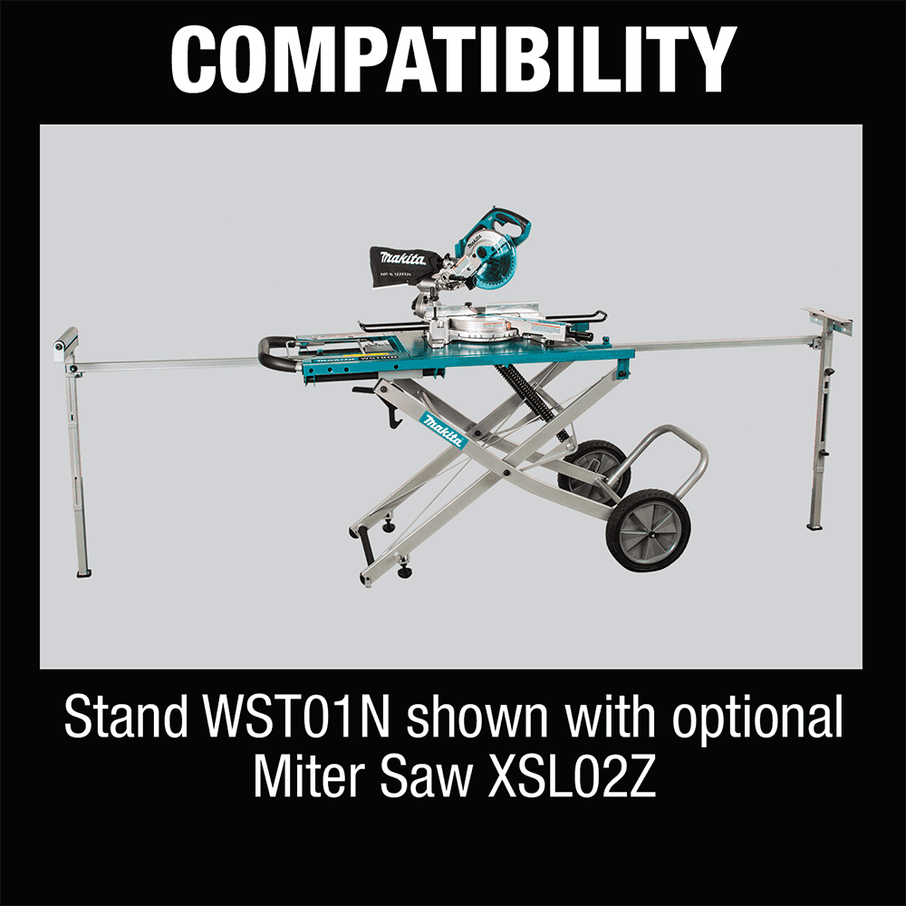 Large Rising Base Miter Saw Stand Alt 11 - Image