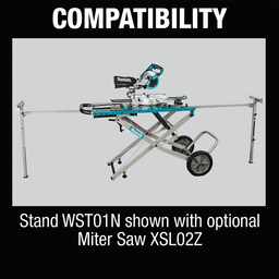 Large Rising Base Miter Saw Stand Alt 11 - Image