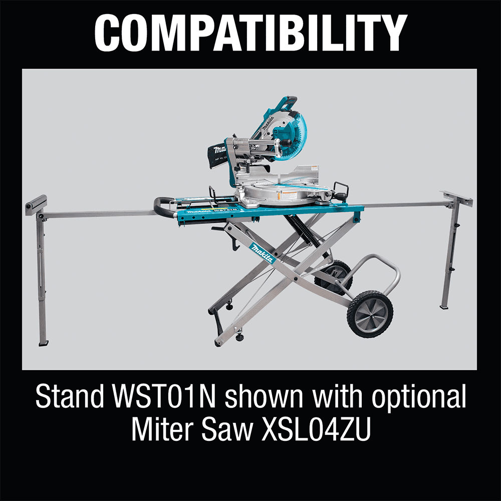 Large Rising Base Miter Saw Stand Alt 12 - Image
