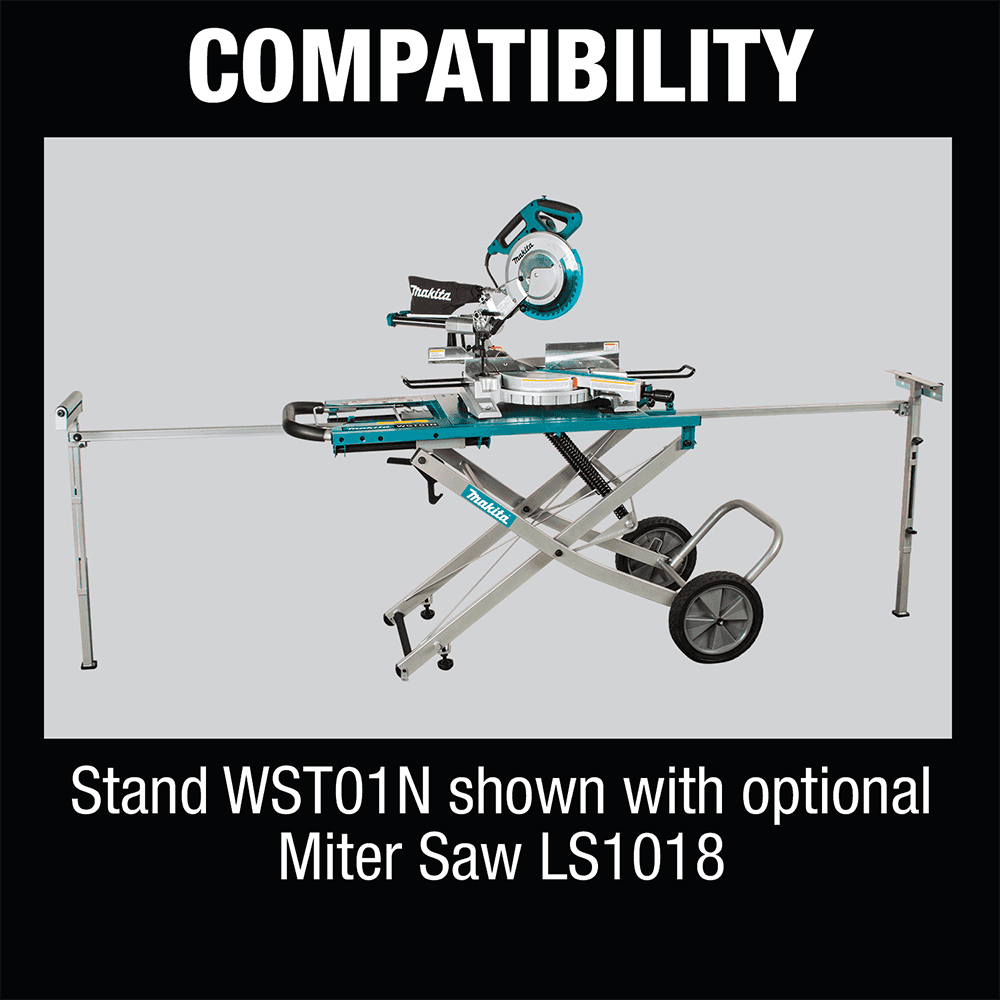 Large Rising Base Miter Saw Stand Alt 14 - Image