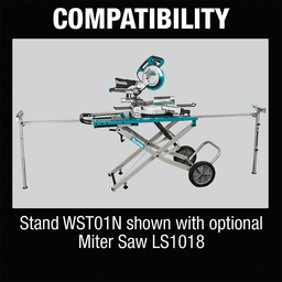 Large Rising Base Miter Saw Stand Alt 14 - Image